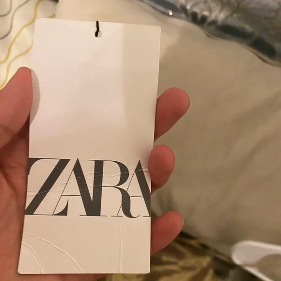 Zara Gold Satin Mini Dress - Picture 5 of 7